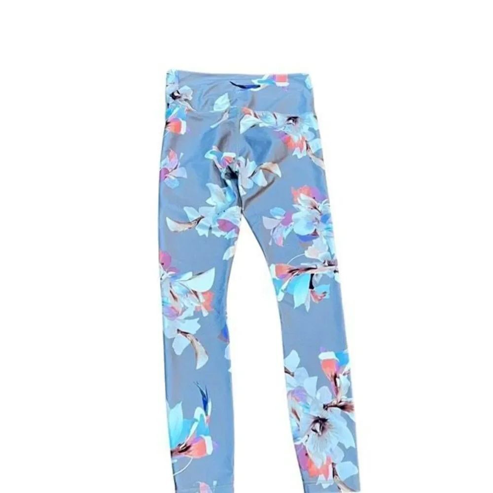 Athleta Mid Rise Floral Leggings Size XS